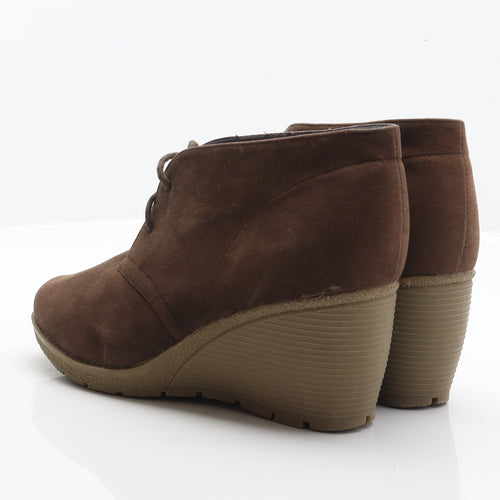 Red Level Womens Brown Polyester Chukka Boot UK 4