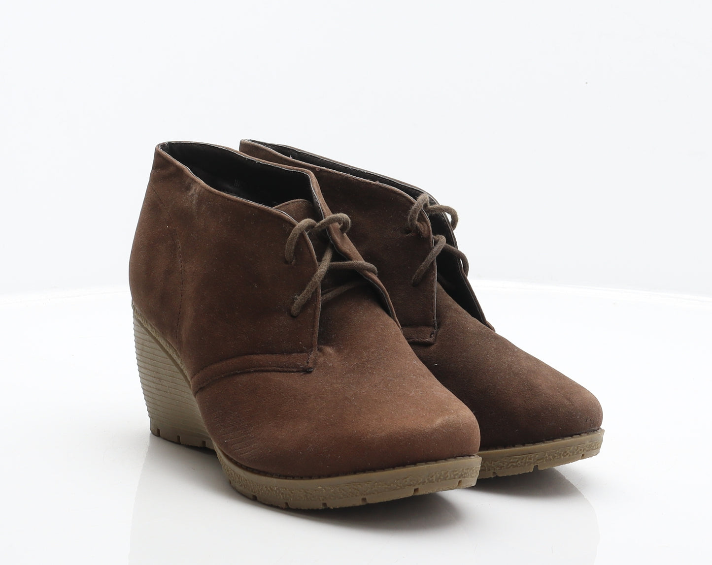 Red Level Womens Brown Polyester Chukka Boot UK 4