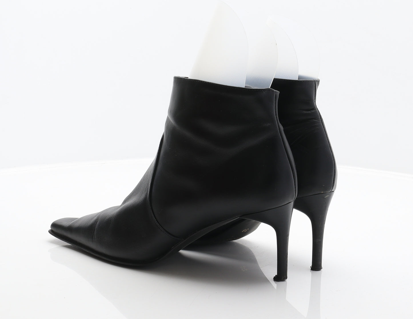George Womens Black Leather Bootie Boot UK 5.5 39