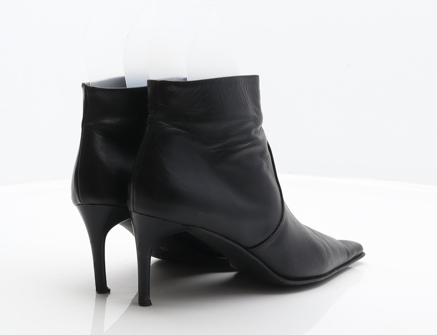 George Womens Black Leather Bootie Boot UK 5.5 39