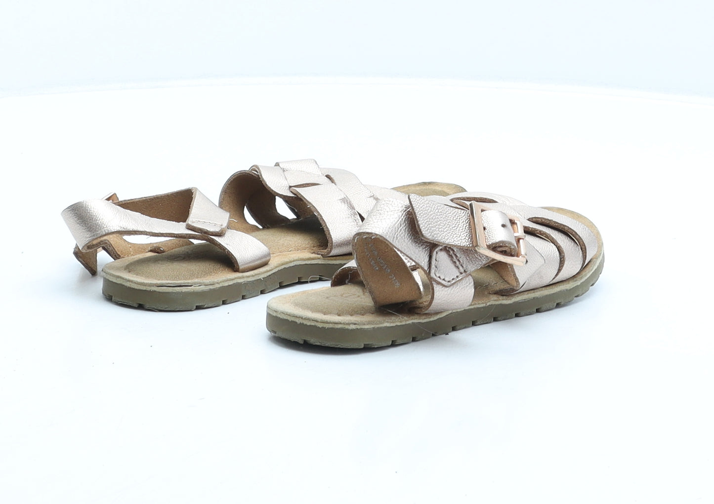 NEXT Girls Pink Synthetic Strappy Sandal UK 10