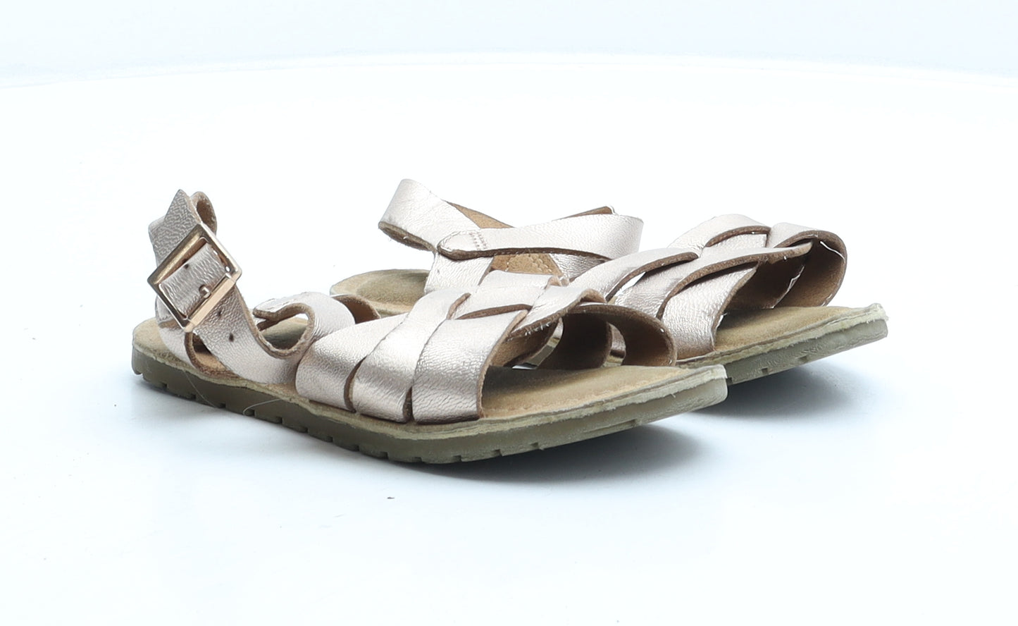 NEXT Girls Pink Synthetic Strappy Sandal UK 10