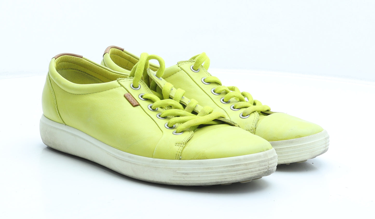 ECCO Womens Green Synthetic Trainer UK 8 41