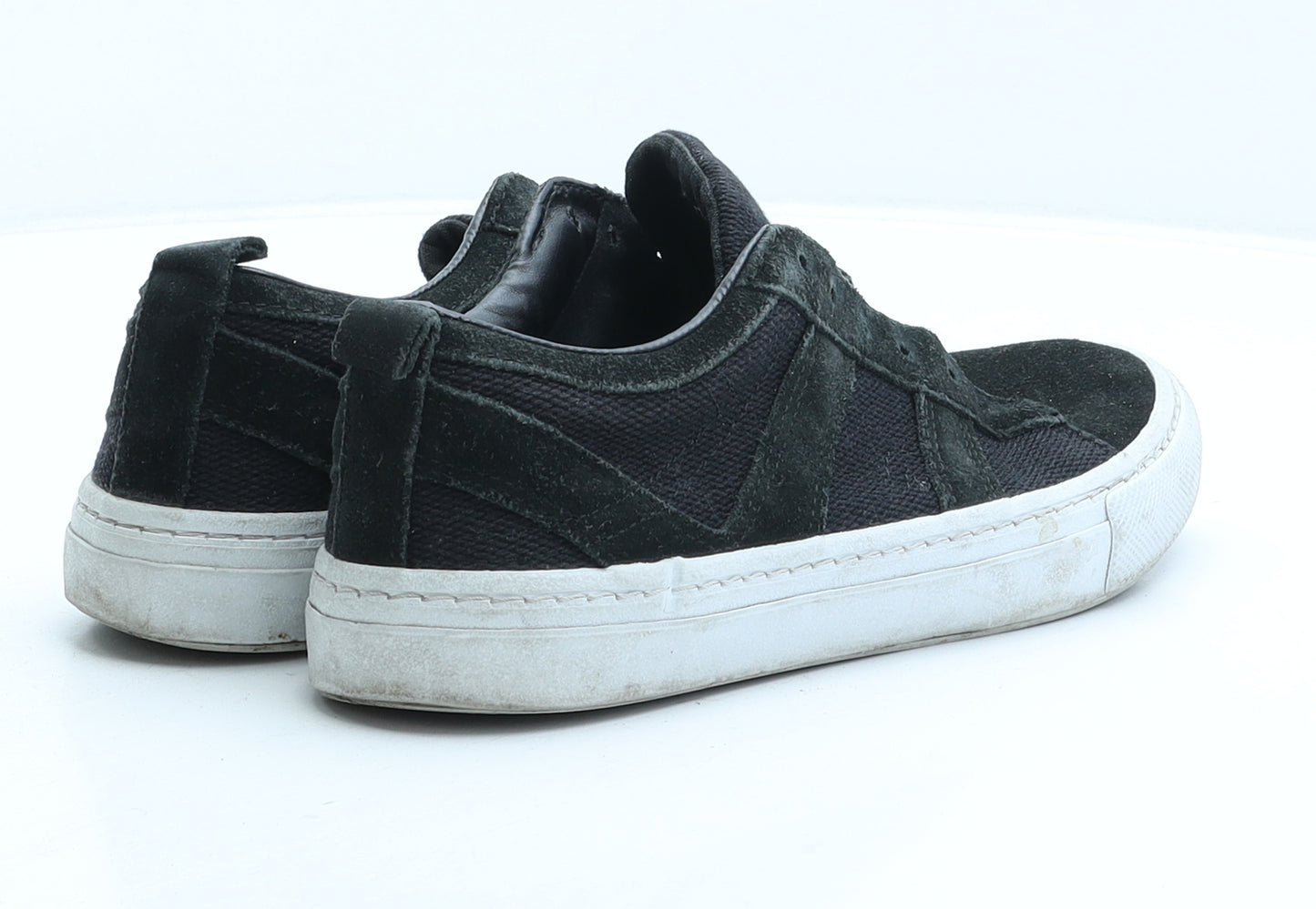 Zara Womens Black Fabric Trainer UK 4