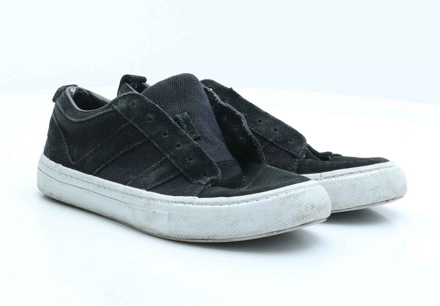 Zara Womens Black Fabric Trainer UK 4