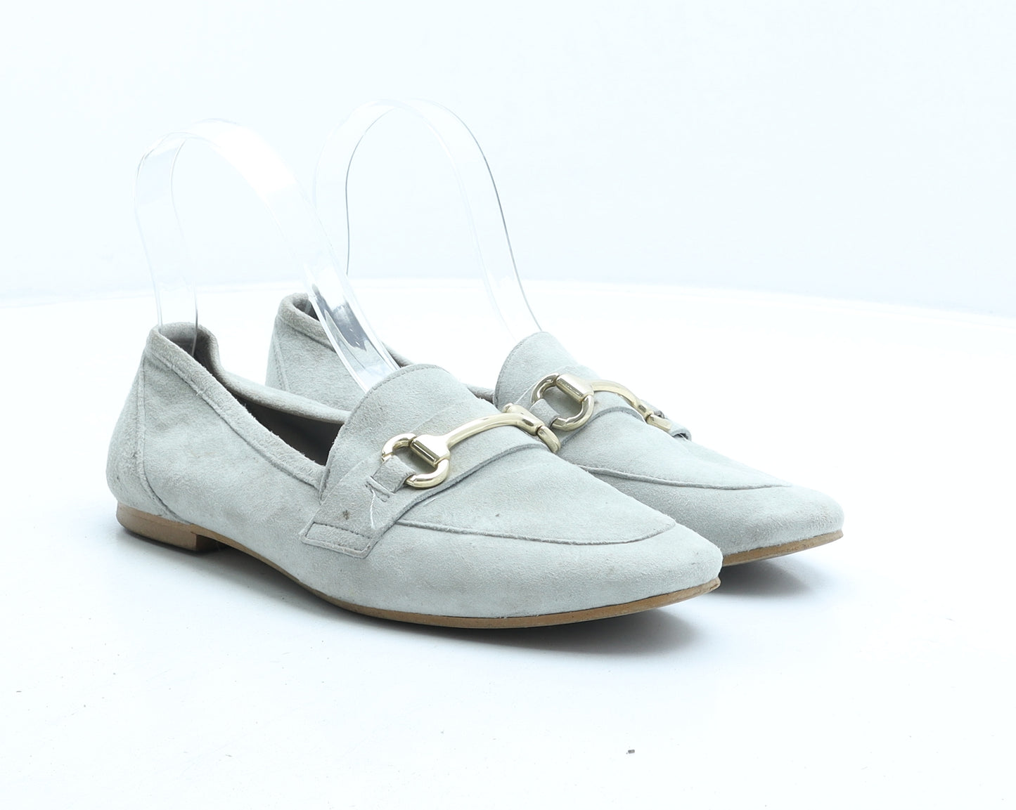 OFFICE Womens Green Suede Ballet Casual UK 4 37