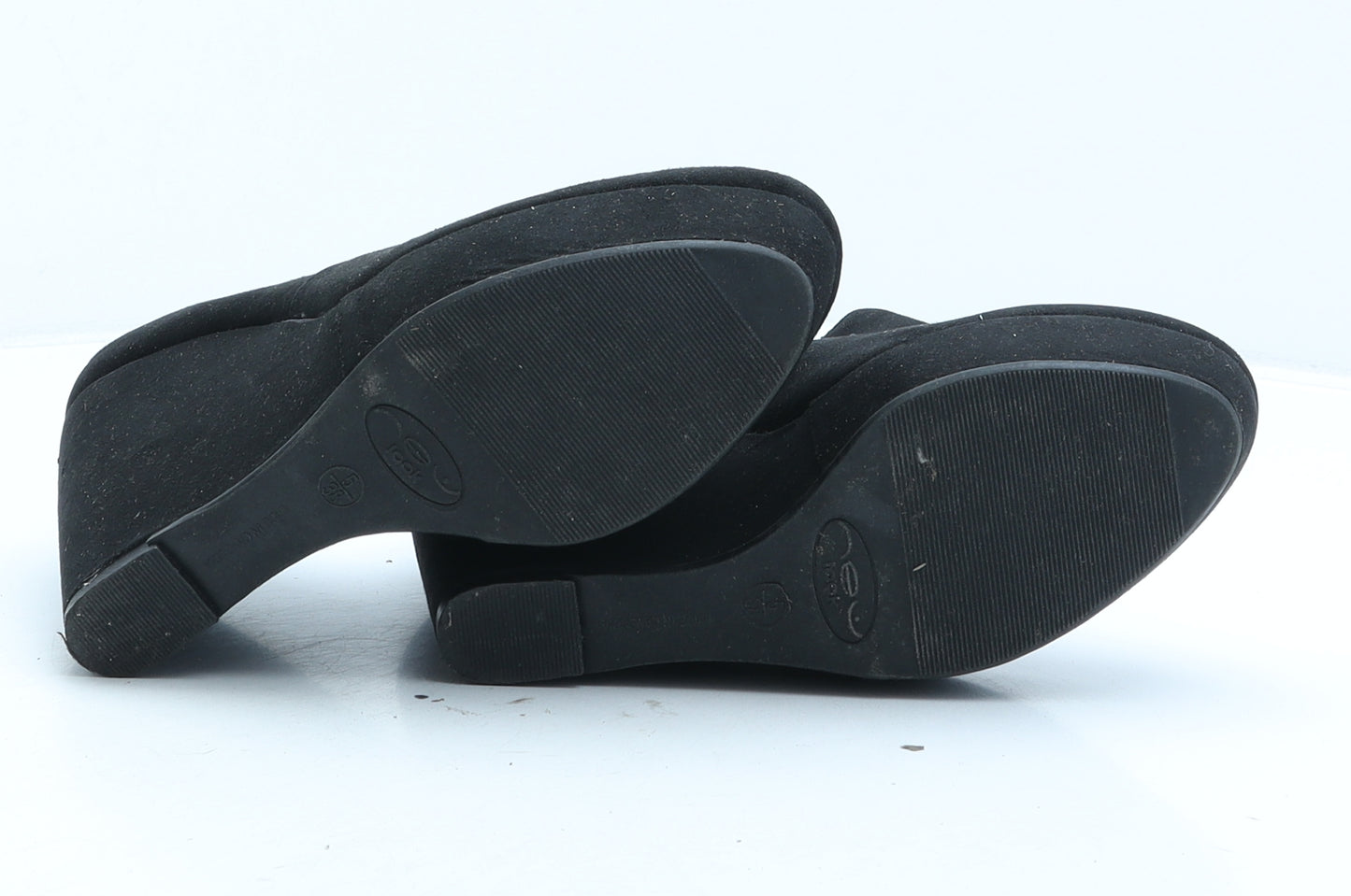 New Look Womens Black Suede Bootie Boot UK 5