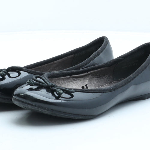 Preworn Womens Black Synthetic Ballet Casual UK 3