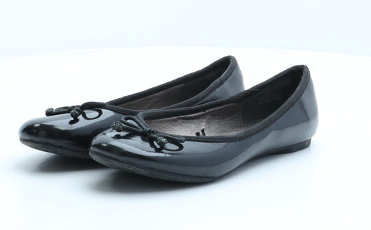 Preworn Womens Black Synthetic Ballet Casual UK 3