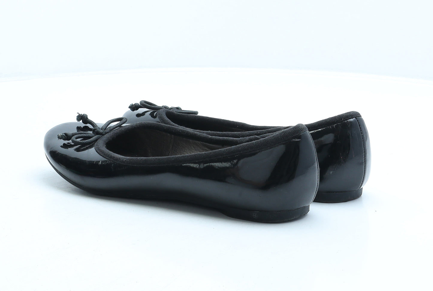 Preworn Womens Black Synthetic Ballet Casual UK 3