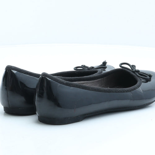 Preworn Womens Black Synthetic Ballet Casual UK 3