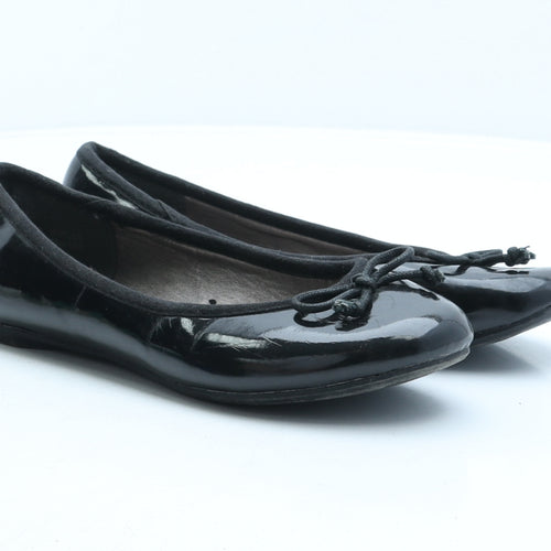 Preworn Womens Black Synthetic Ballet Casual UK 3