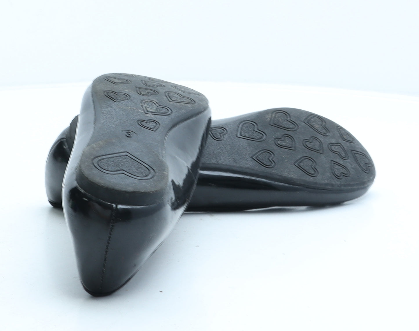 Preworn Womens Black Synthetic Ballet Casual UK 3