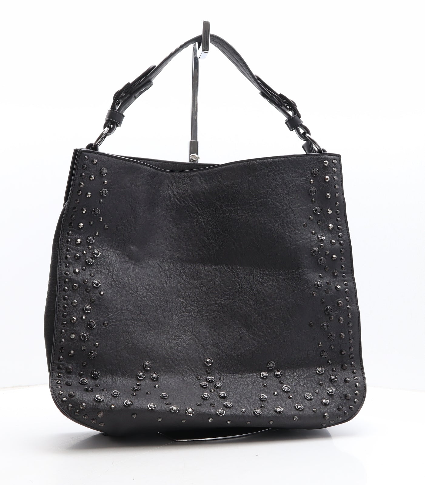 Carolina Boix Womens Black Polyethylene Top Handle Bag Size Extra Large