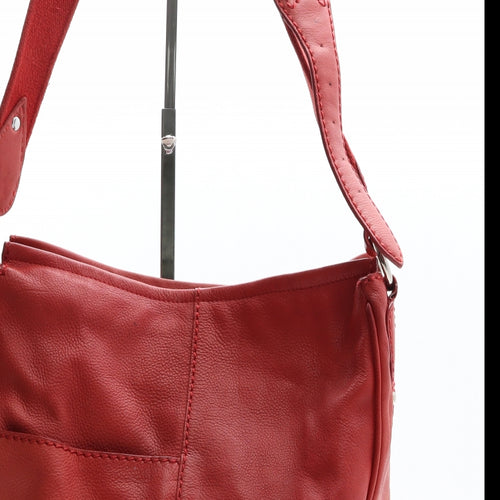 Radley Womens Red Leather Crossbody Size Medium