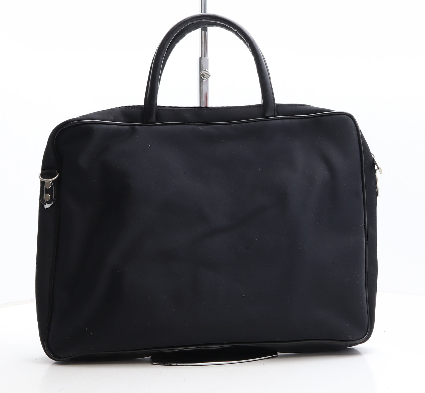 L S Geiorgie Womens Black Polyester Top Handle Bag Size Large