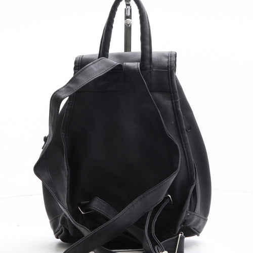 Sassi Ko Womens Black Polyethylene Backpack Size Small