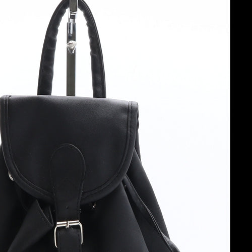 Sassi Ko Womens Black Polyethylene Backpack Size Small