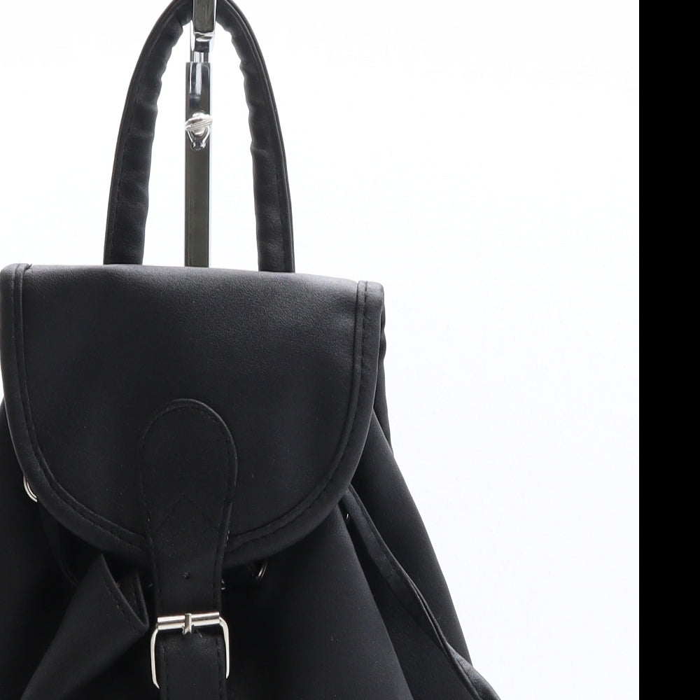 Sassi Ko Womens Black Polyethylene Backpack Size Small