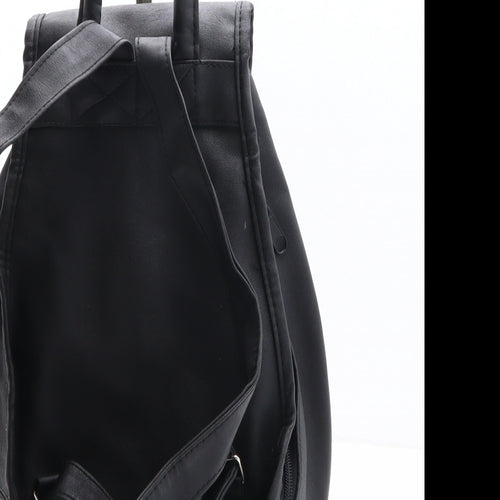 Sassi Ko Womens Black Polyethylene Backpack Size Small