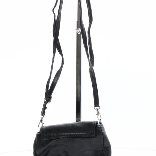 Preworn Womens Black Polyethylene Clutch Size Micro - Rose