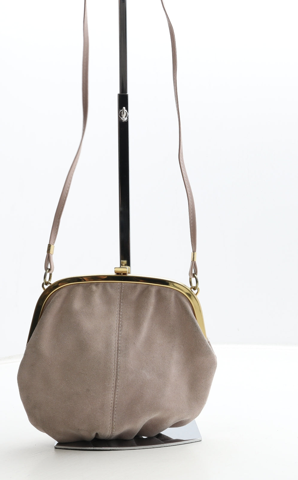 Dolcis Womens Pink Leather Crossbody Size Small