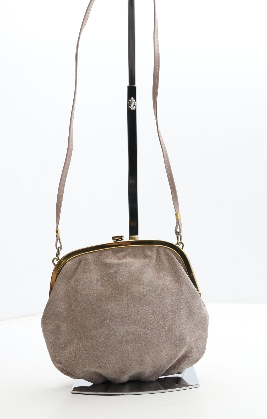 Dolcis Womens Pink Leather Crossbody Size Small