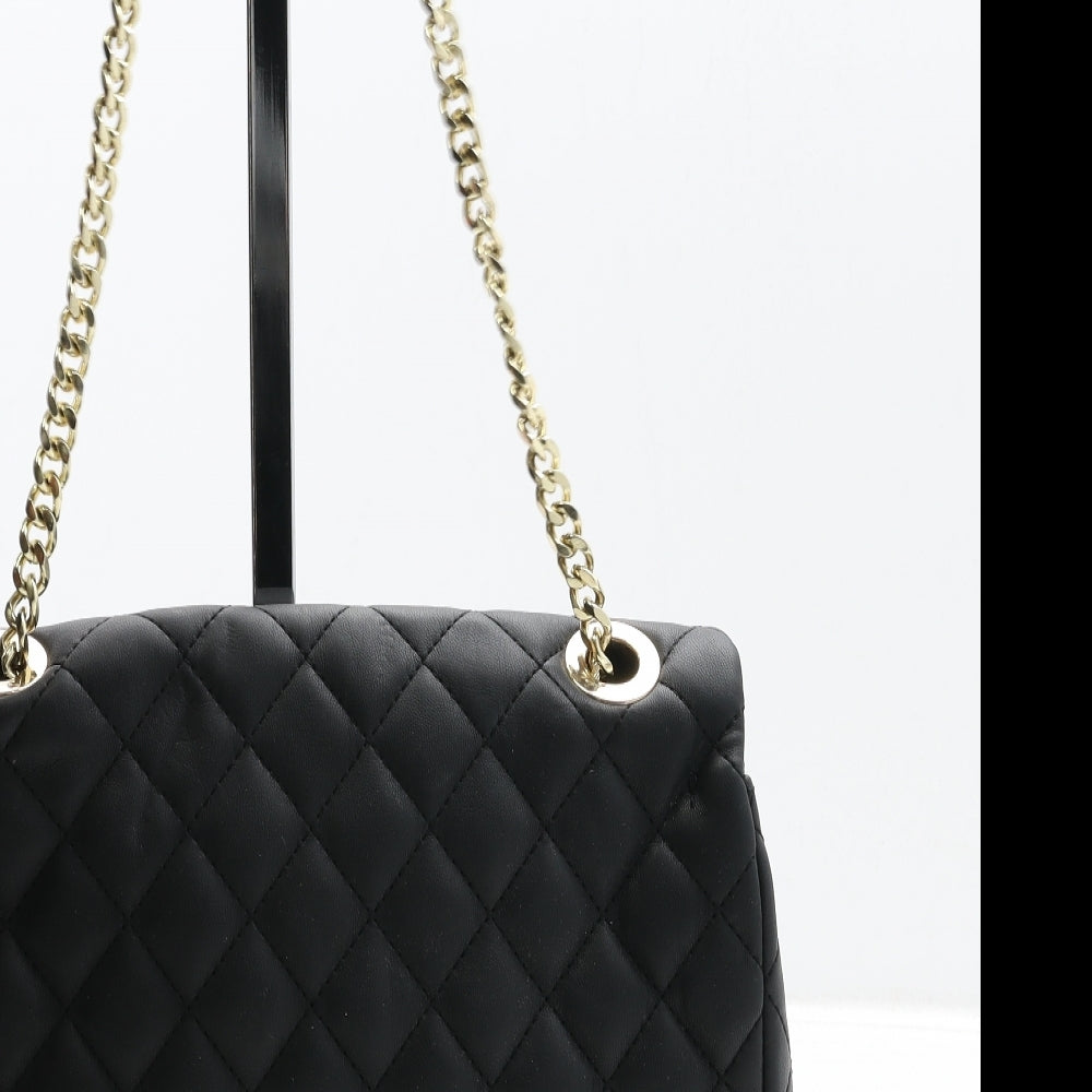 Zara Womens Black Polyamide Shoulder Bag Size Small - Elephant Detail