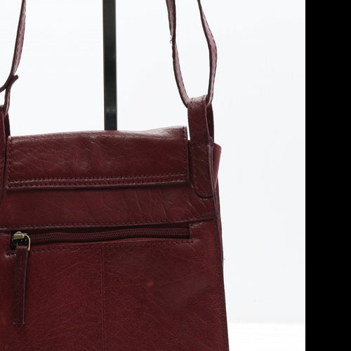 Taurus Womens Red Leather Crossbody Size Small