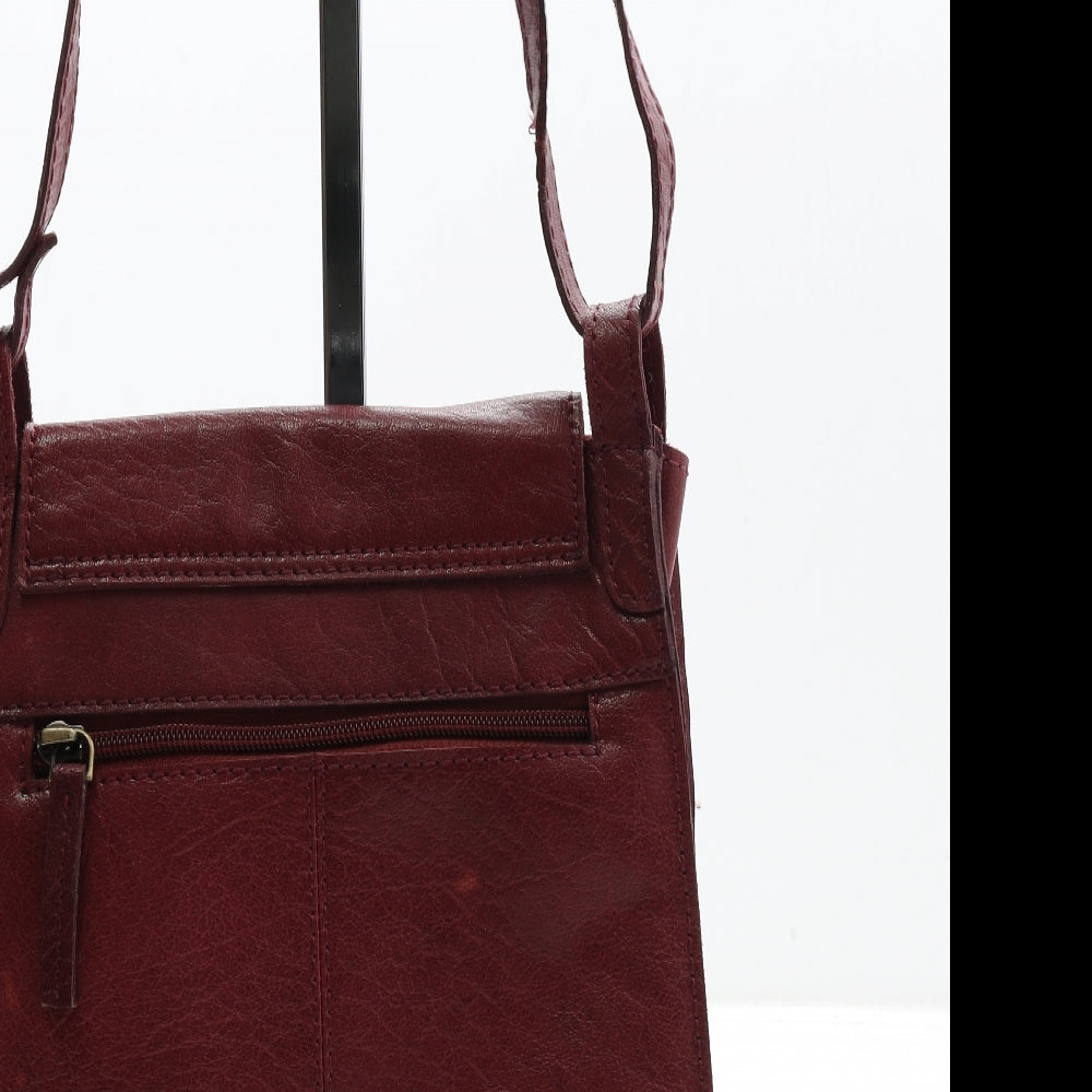 Taurus Womens Red Leather Crossbody Size Small