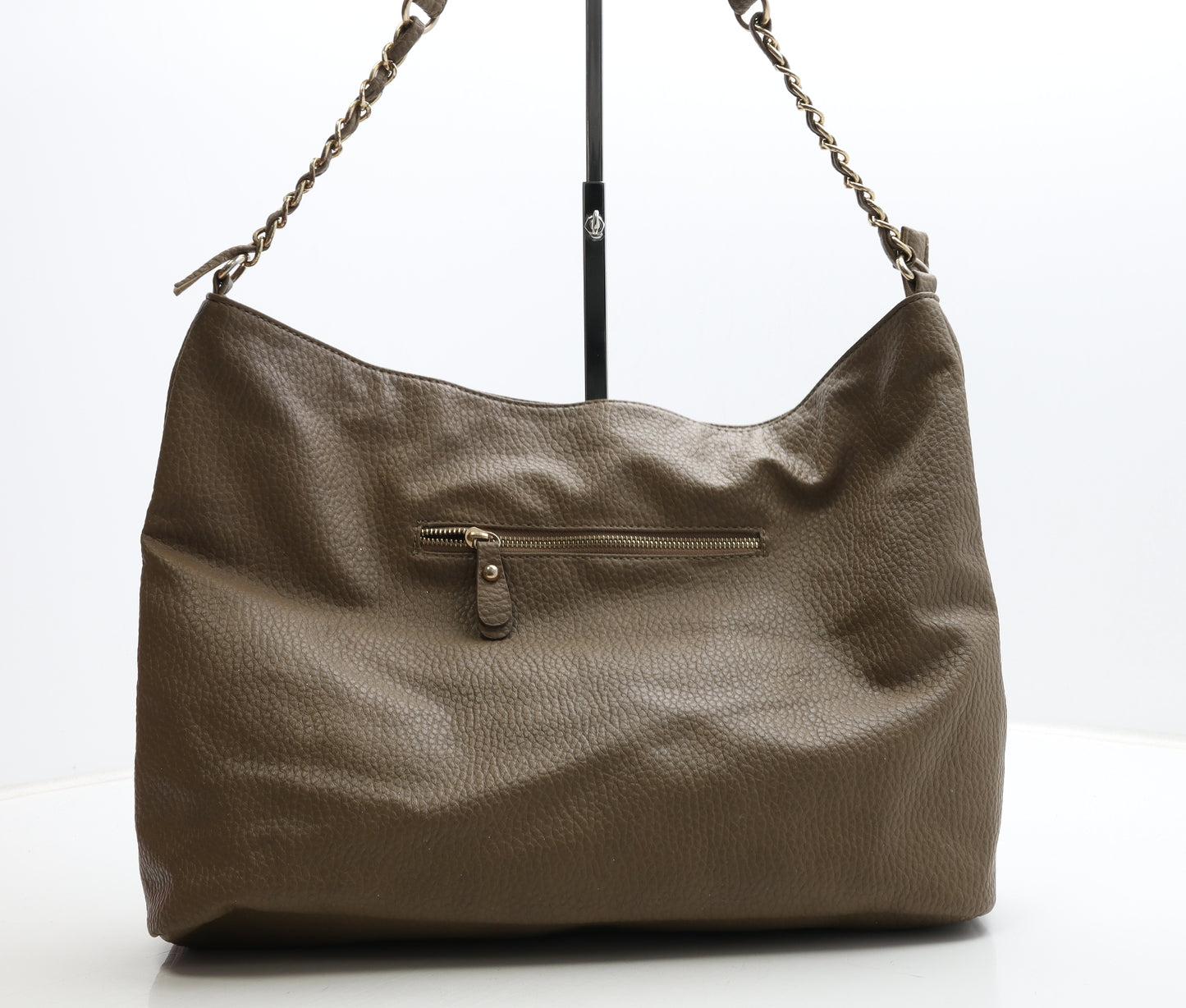 Atmosphere Womens Brown Polyurethane Crossbody Size Large