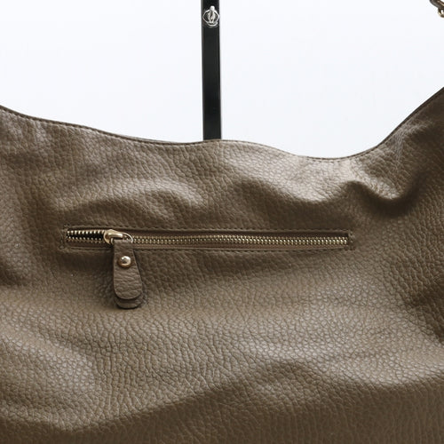 Atmosphere Womens Brown Polyurethane Crossbody Size Large