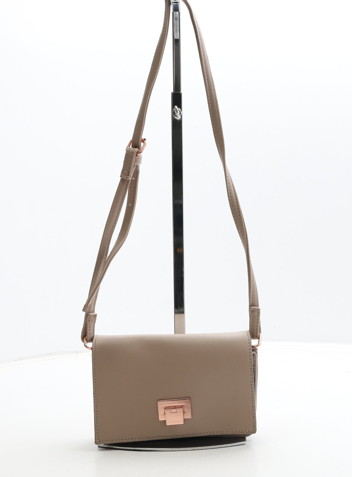 Primark Womens Pink PVC Crossbody Size Small