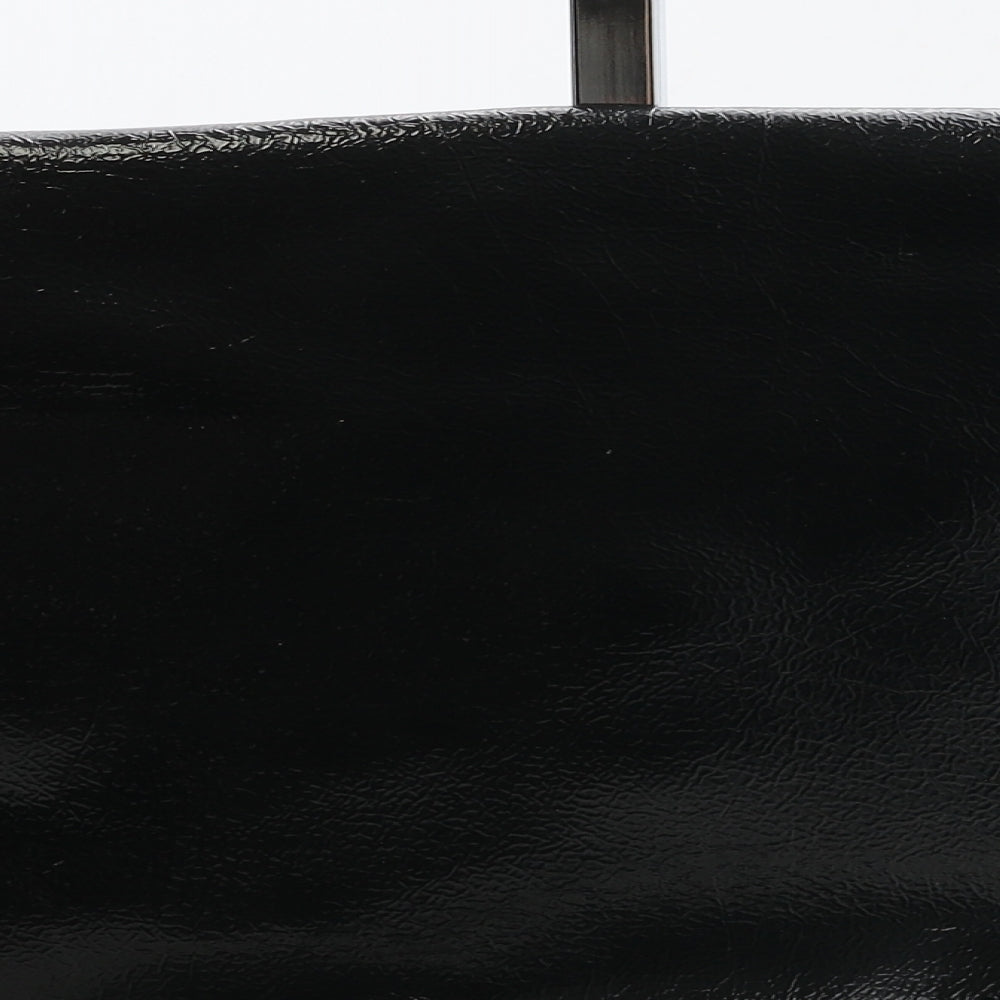 John Lewis Womens Black PVC Clutch Size Medium