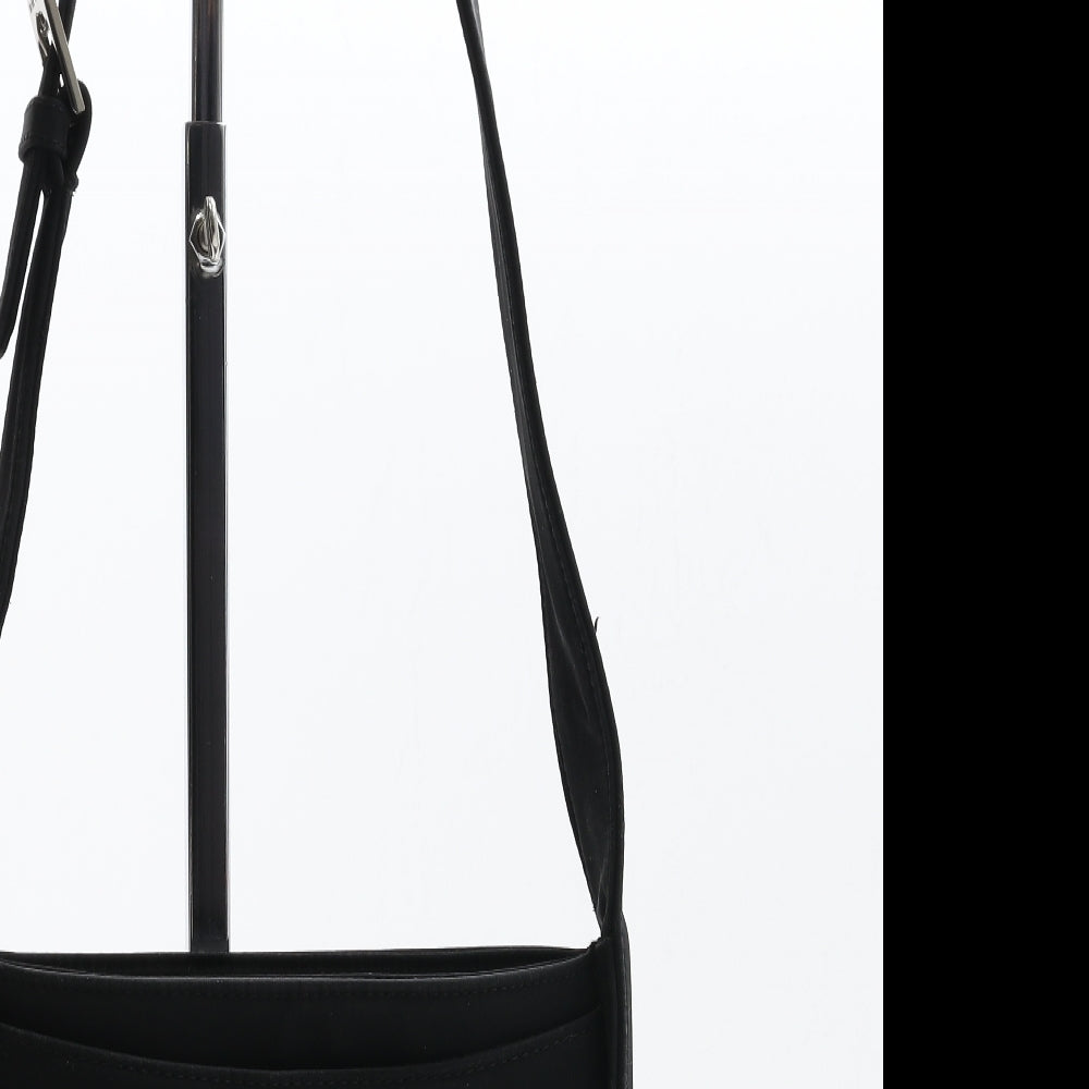 Nine West Womens Black Polyester Crossbody Size Small