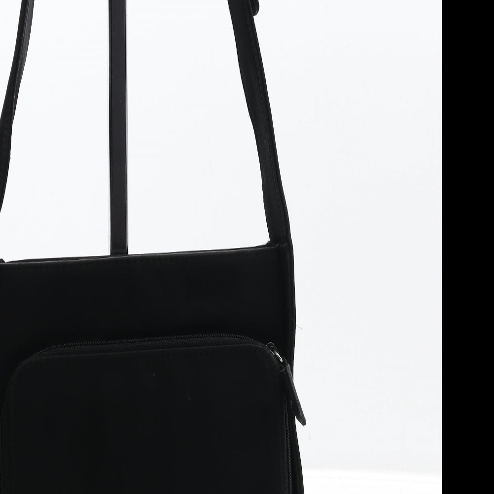 Nine West Womens Black Polyester Crossbody Size Small