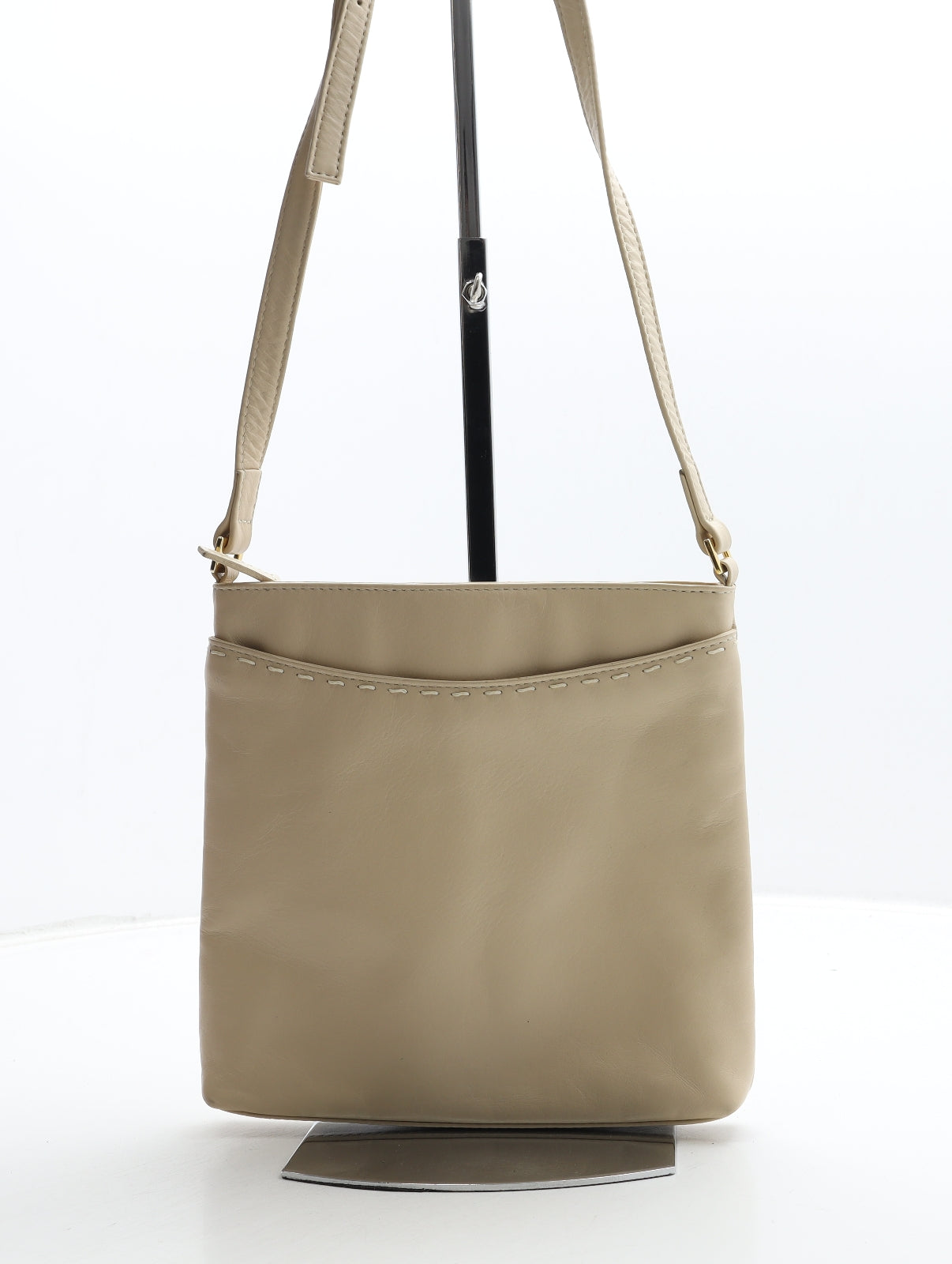 JFW Womens Ivory Polyurethane Crossbody Size Medium
