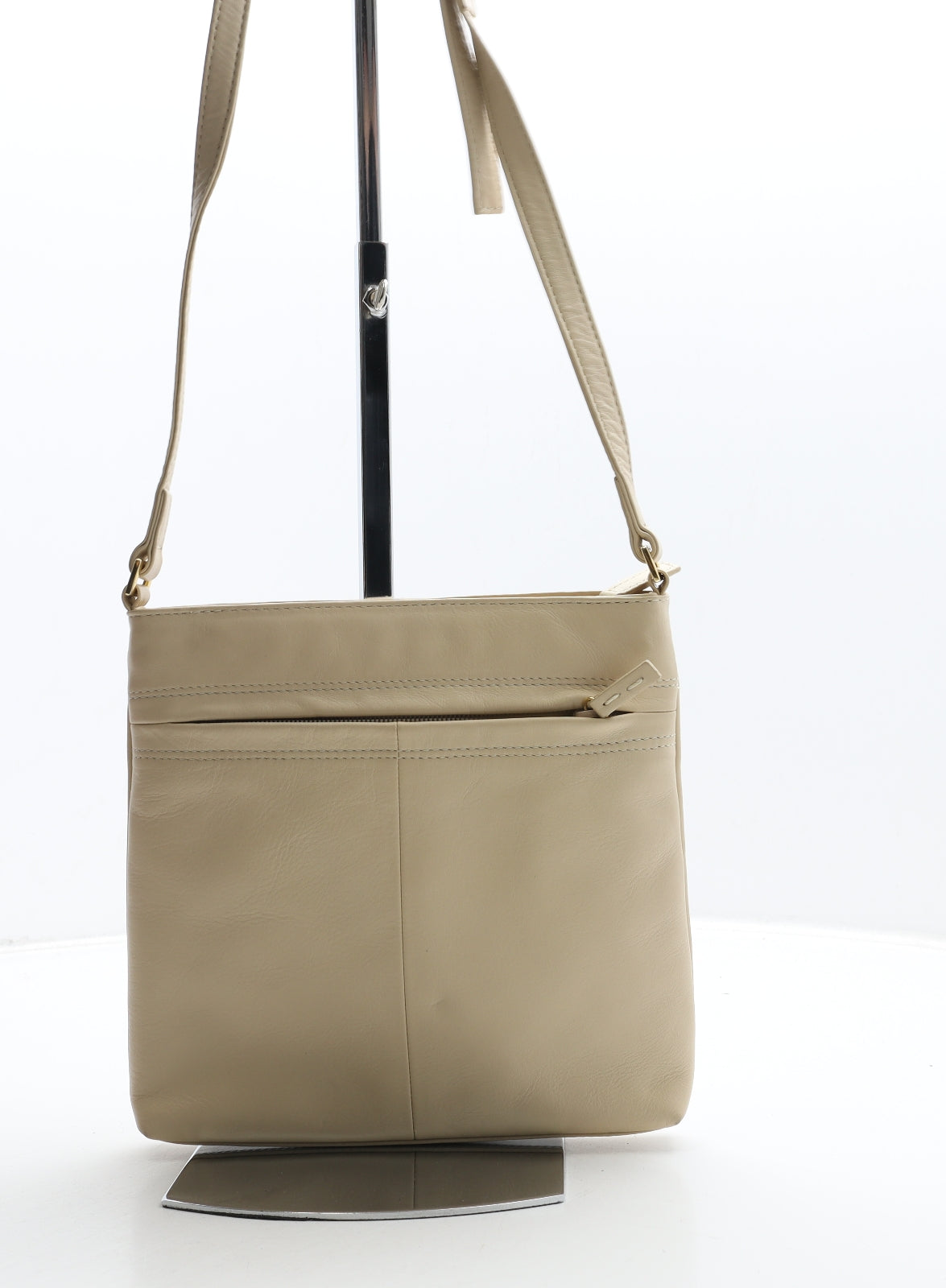 JFW Womens Ivory Polyurethane Crossbody Size Medium