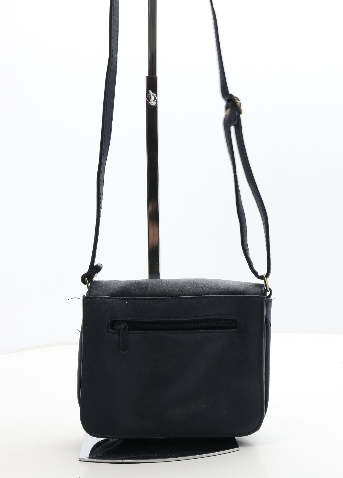 Barrett Womens Blue Leather Crossbody Size Small