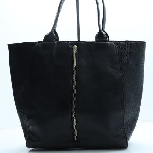 Limited Edition Womens Black Leather Shoulder Bag Size Large