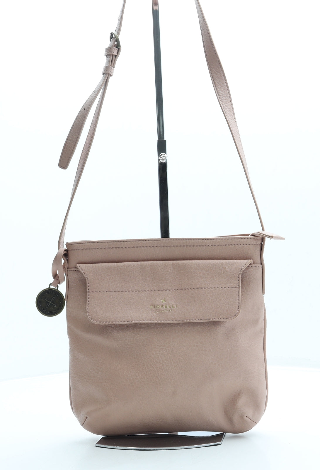 Fiorelli Womens Pink Leather Crossbody Size Small