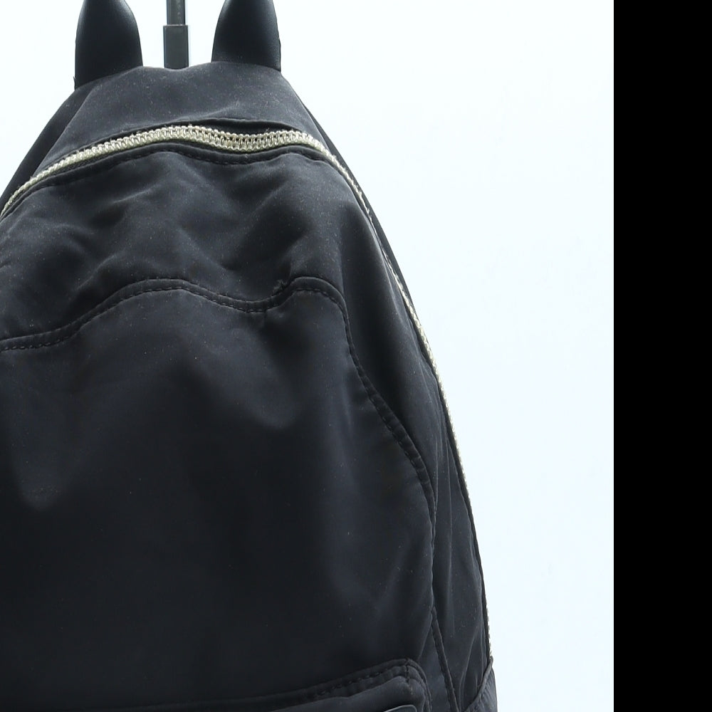 Preworn Womens Black Polyester Backpack Size Small