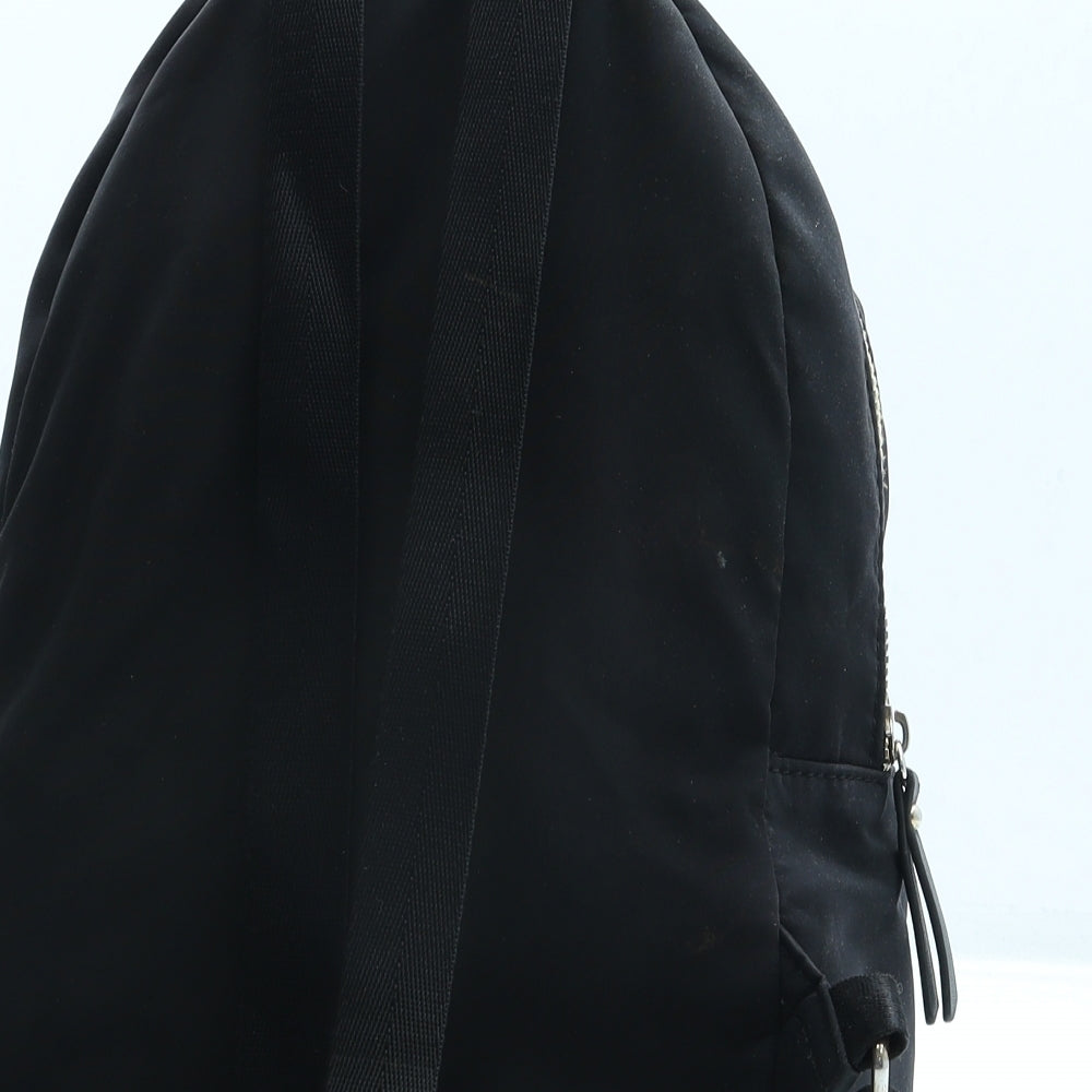 Preworn Womens Black Polyester Backpack Size Small