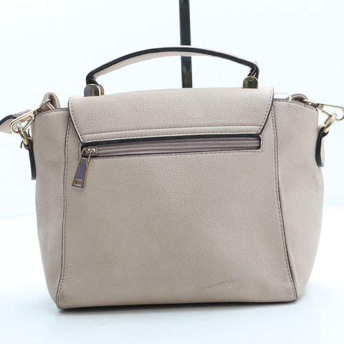 Preworn Womens Pink Leather Crossbody Size Small