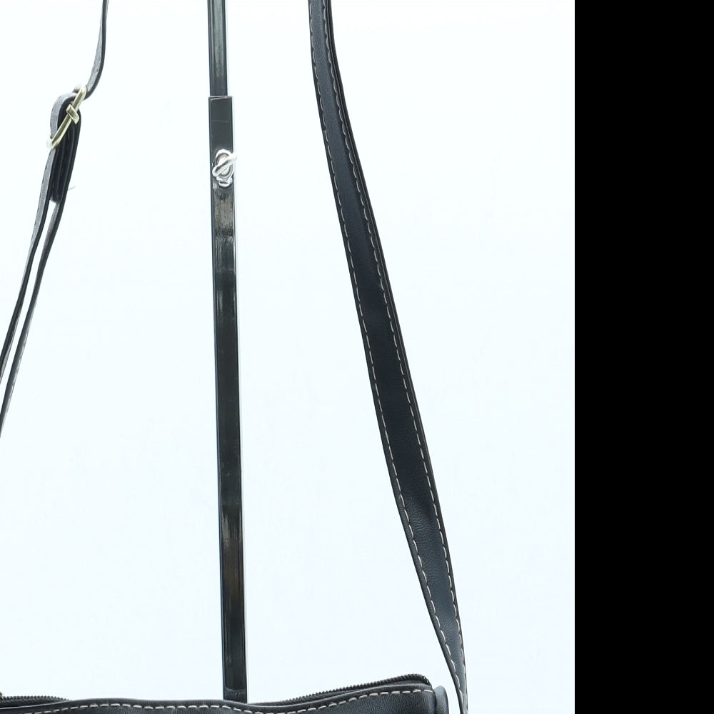 TED LAPIDUS Womens Black Leather Crossbody Size Small