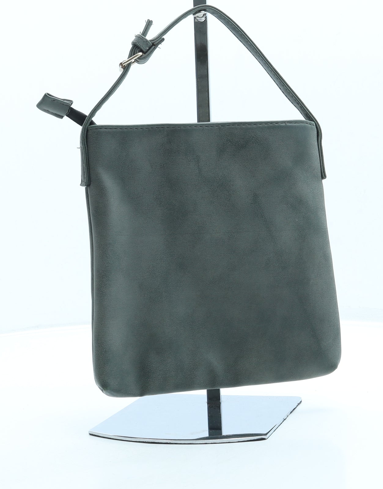 Primark Womens Green Leather Top Handle Bag Size Small