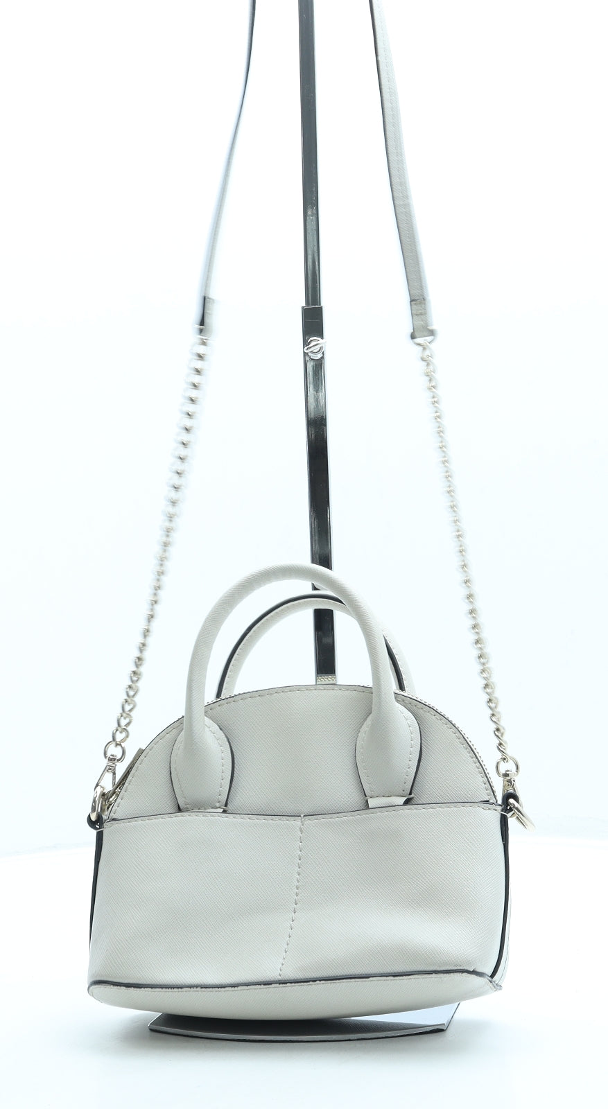 Zara Womens Beige Leather Crossbody Size Small