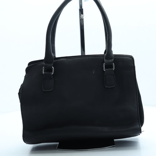 Marco Tozzi Womens Black Leather Shoulder Bag Size Small