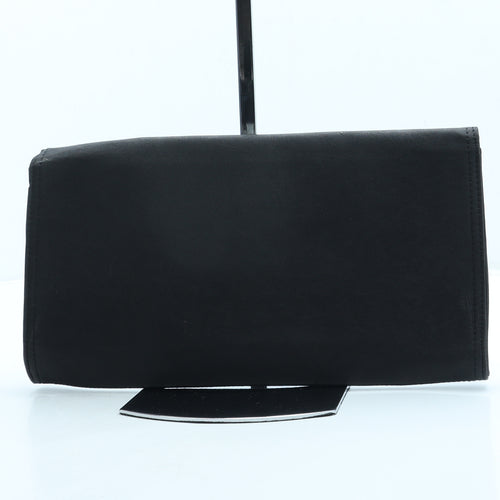 NEXT Womens Black Leather Clutch Size Small