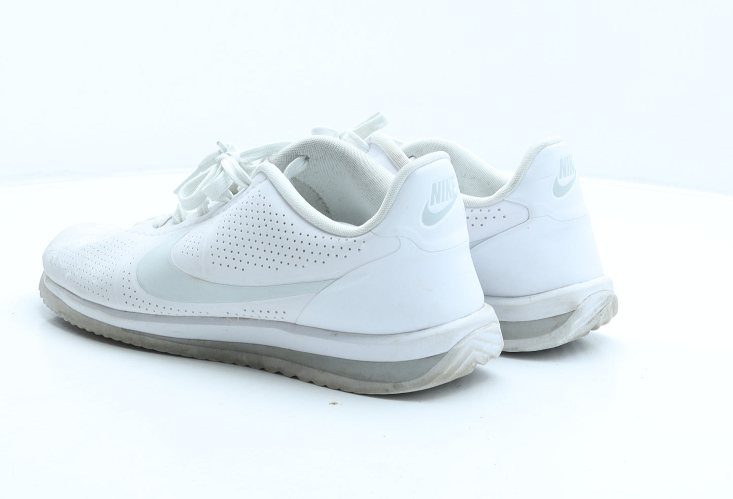 Nike Mens White Synthetic Trainer UK 10